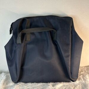 Issey Miyake Navy Men's Toiletry Bag with Top Handle